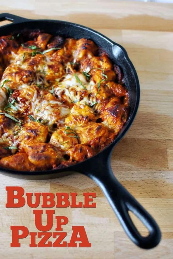 Bubble Up Pizza Recipe | The easiest pizza recipe you will ever make ...