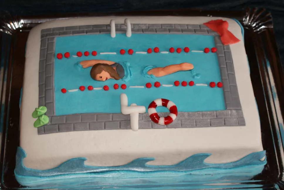 Geburtstag-Erwachsene » Zum 40. Geburtstag einer Schwimmerin