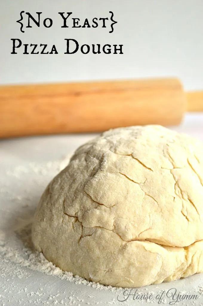This {No Yeast} Pizza Dough is the quickest, easiest way to make fresh ...