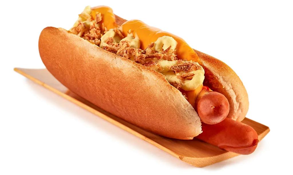 Rezept drucken: Hot Dog mit Käse