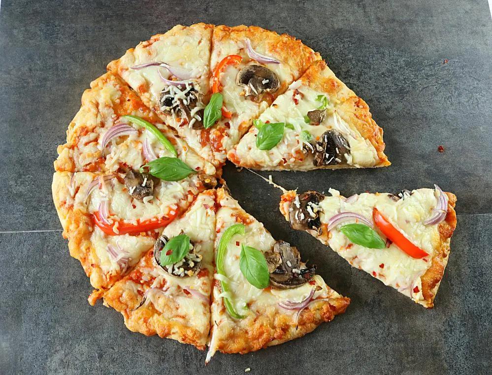 Veggie Pizza recipe, Step by step whole wheta Veggie Pizza recipe ...