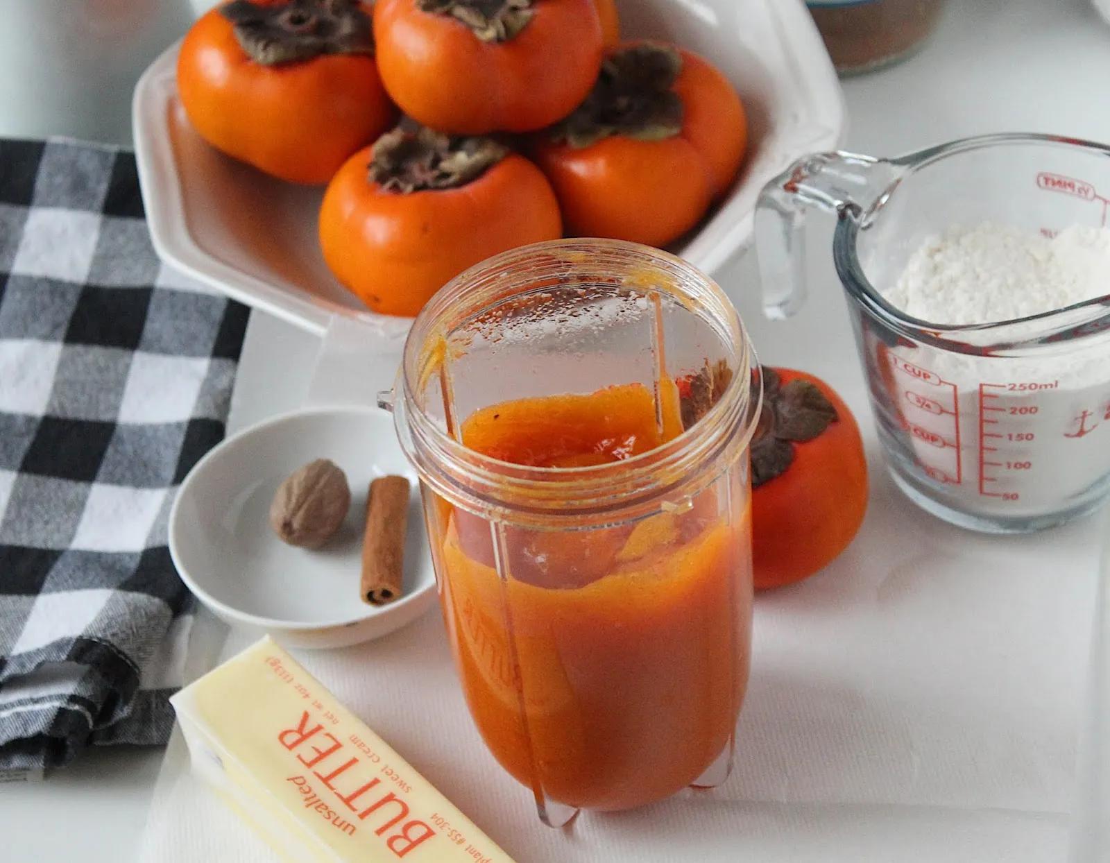 Easy Persimmon Pudding