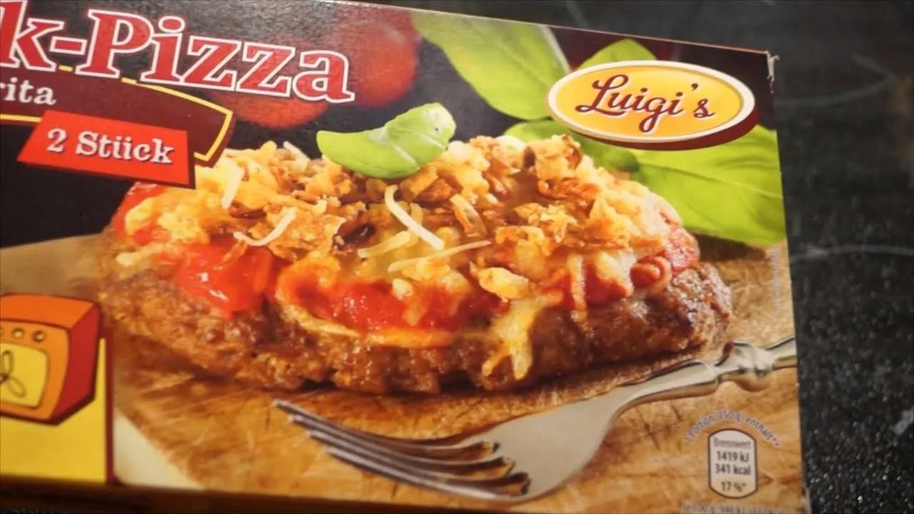 Hack-Pizza, Пицца котлета/Обзор еды из Германии/ Fast Food Germany ...