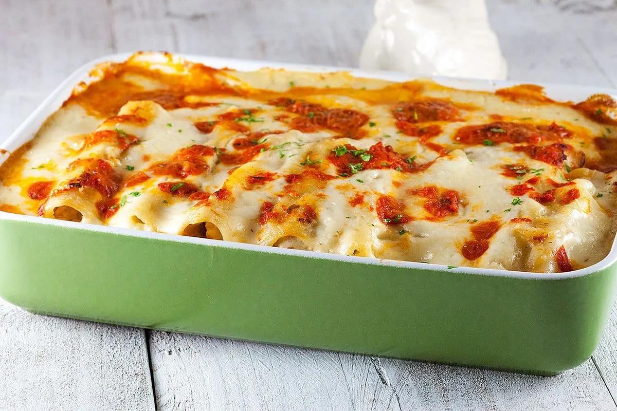 Cannelloni met kippendijen - ohmydish.nl