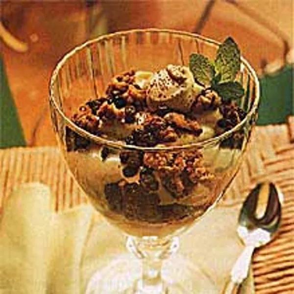 Baileys Pudding Parfaits with Oatmeal-Walnut Crunch recipe | Epicurious.com