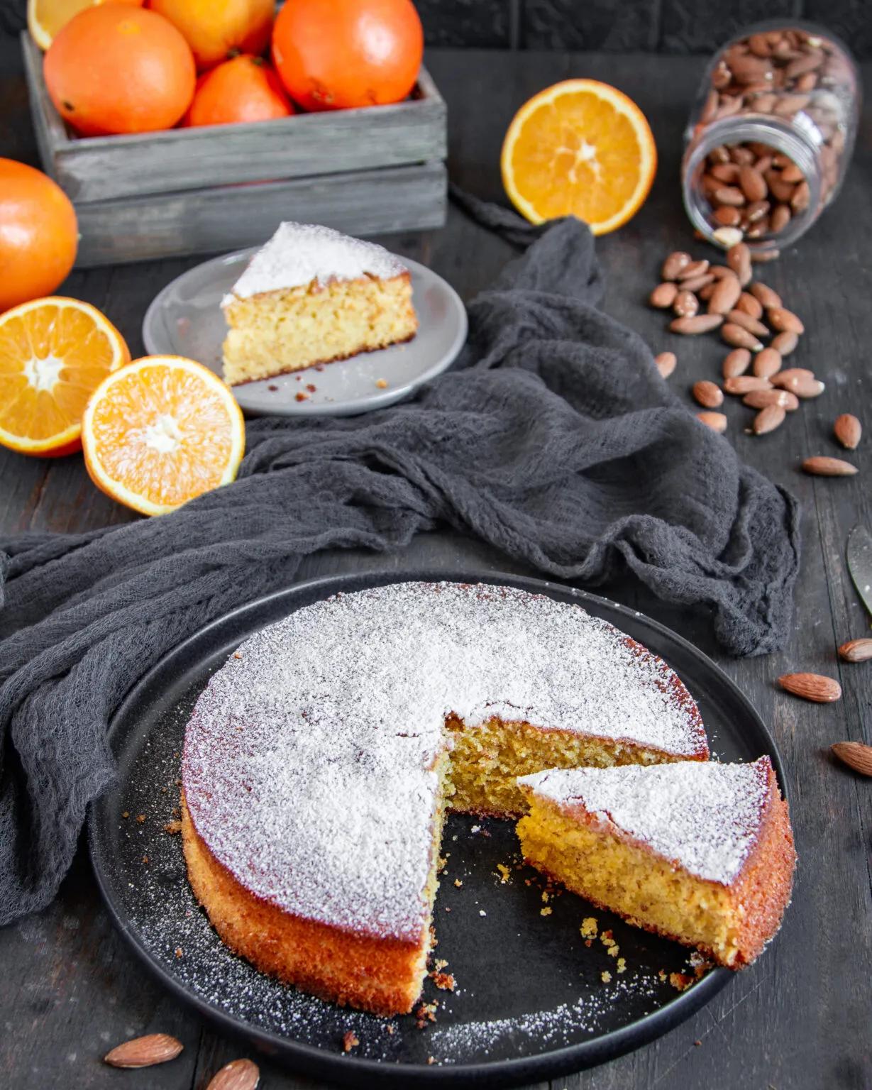 Mandel - Orangen Kuchen - Tinas Küchenzauber