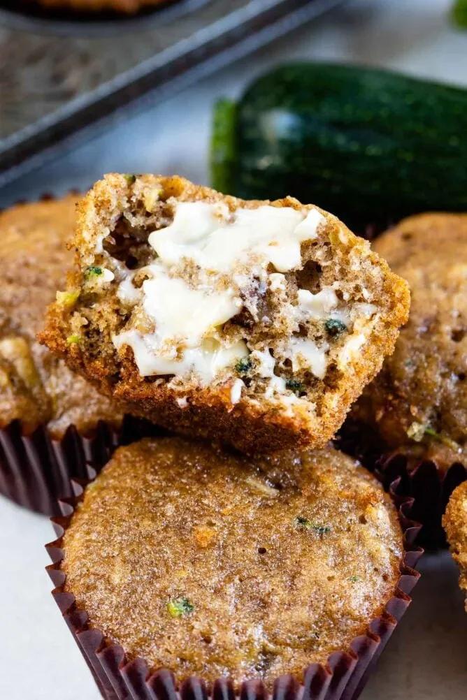 Easy BEST Zucchini Muffins Recipe - Crazy for Crust