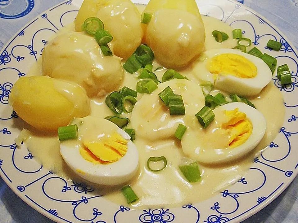 Eier in Senfsoße - Recipesviva