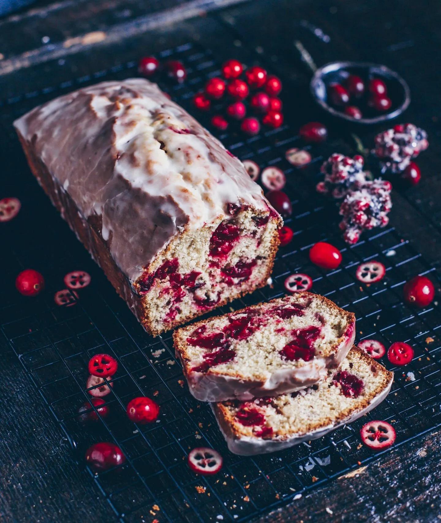 Einfacher Cranberry Kuchen (Cranberry Brot) | Rezept | Cranberry kuchen ...