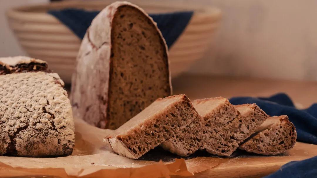 Einfaches Roggenbrot