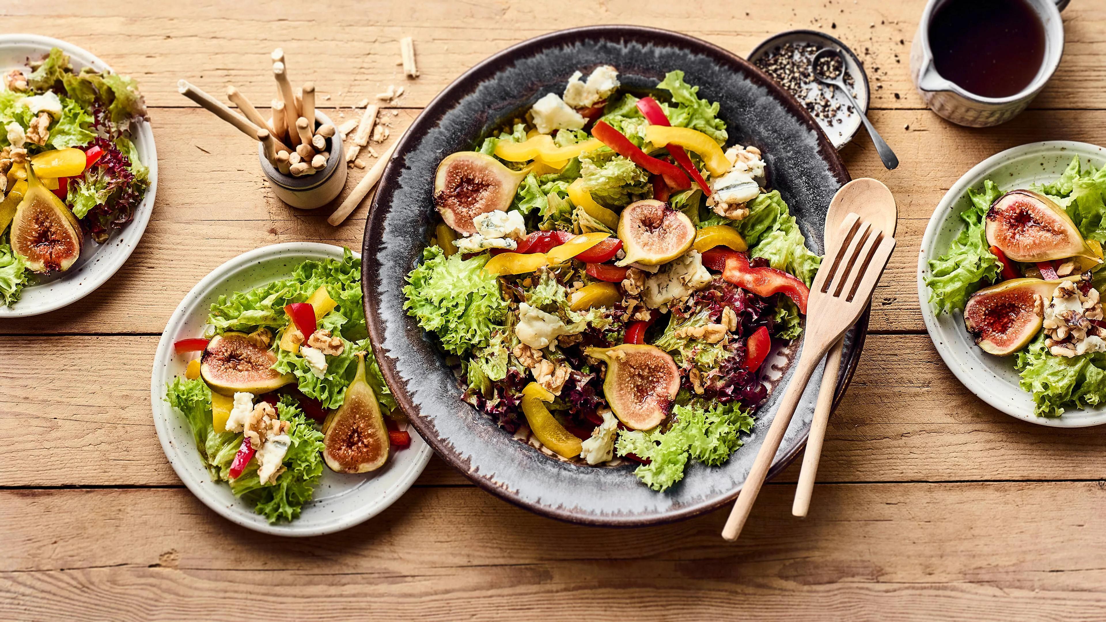 Grüner Salat mit Gorgonzola - Rezept | EDEKA