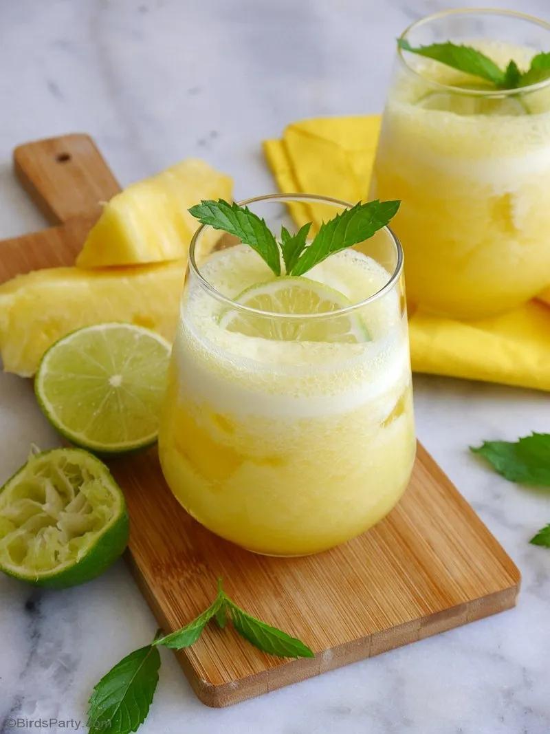 Pineapple Daiquiri Cocktail Recipe - Party Ideas | Party Printables Blog