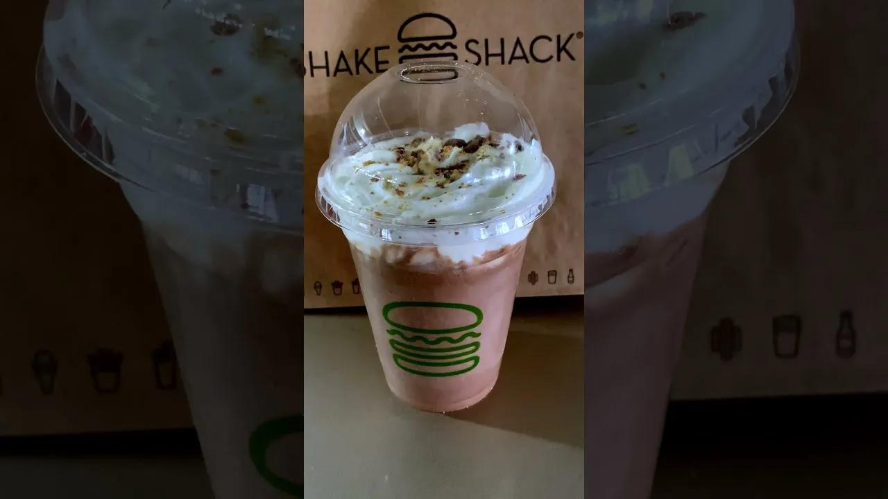 Shake Shack Chocolate Pudding Milkshake #SHORTS - YouTube