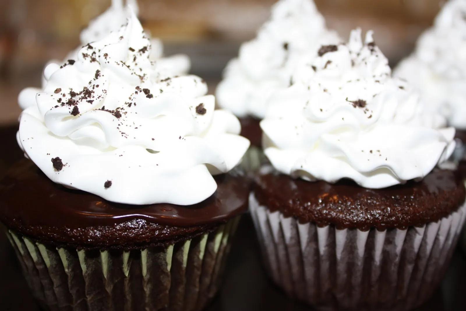 Pam and Nina&amp;#39;s Crafty Cakes: chocolate Cupcakes with Ganache and ...