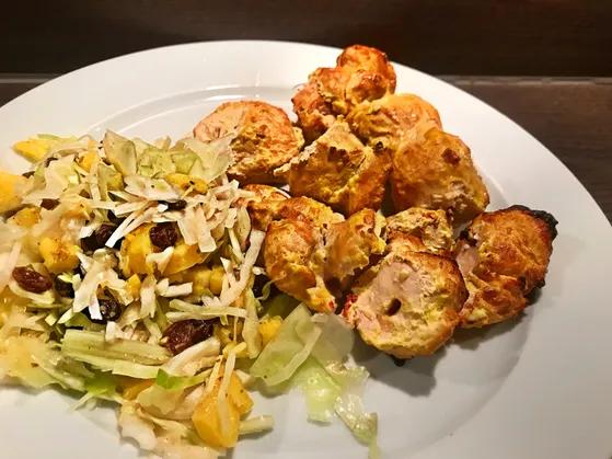 Indischer Hähnchen-Kebab - Barrybbq Grillblog