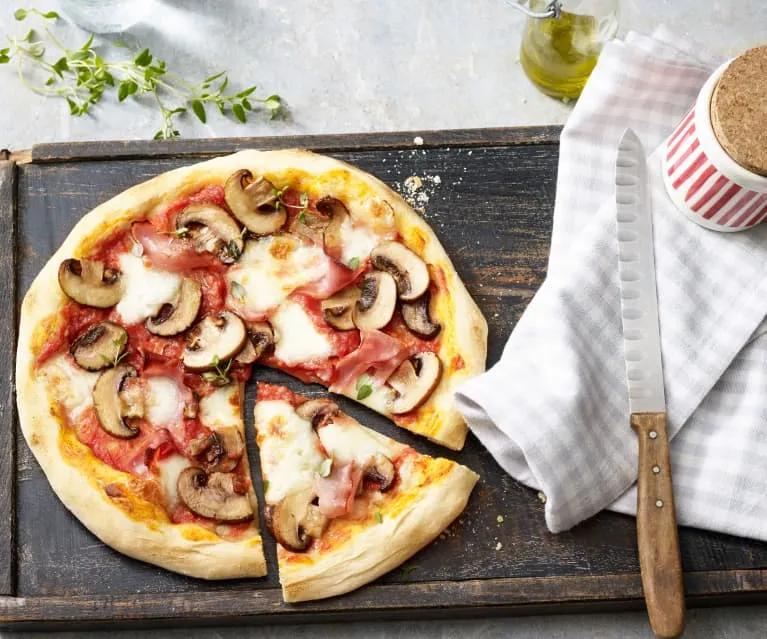 Pizza mit Schinken und Pilzen - Cookidoo® – platforma oficială de ...