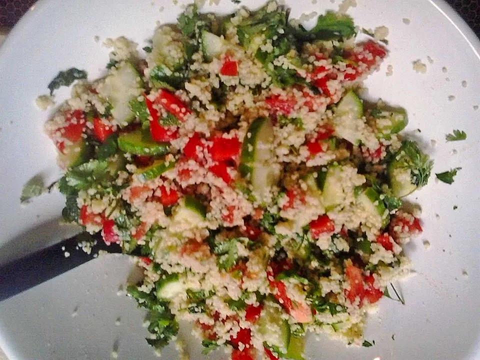 Couscous-Salat mit Gemüse und Minze von Happiness | Chefkoch.de