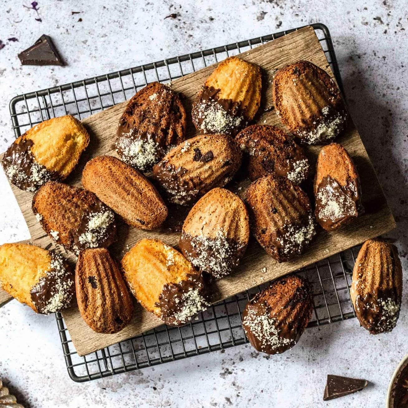 Madeleines mit Schokolade | Backen macht glücklich