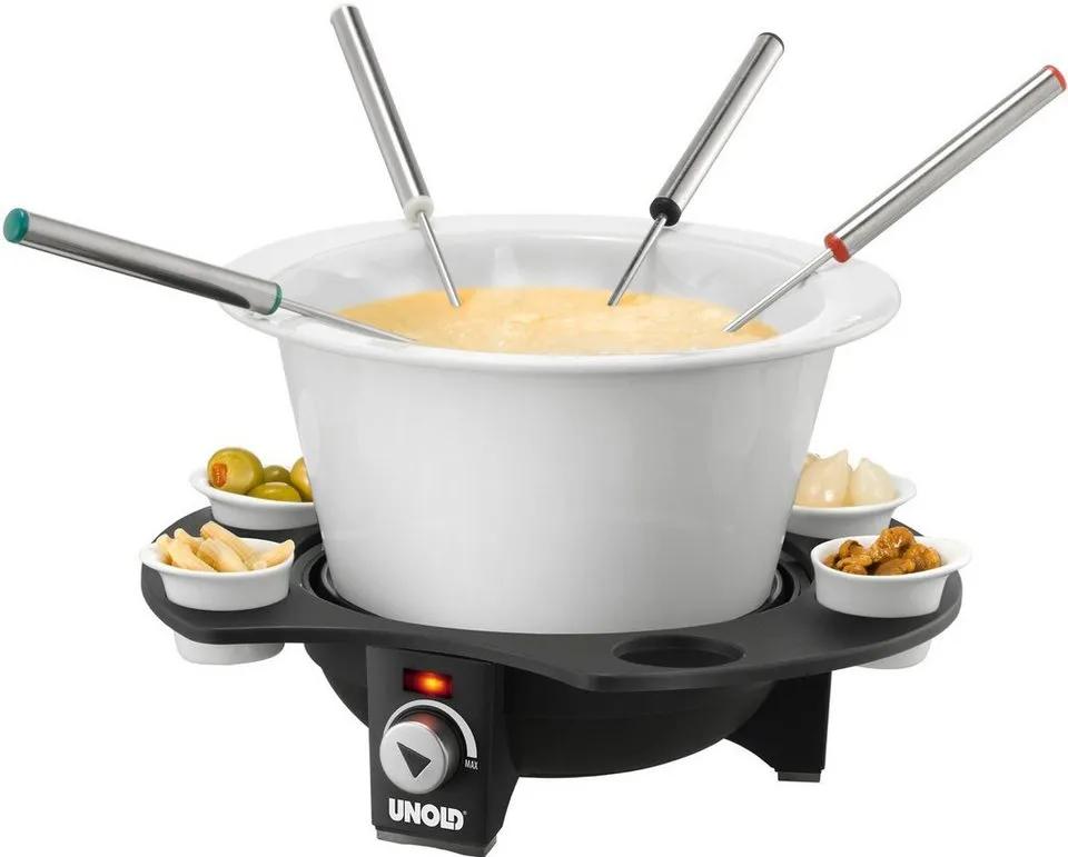 Unold Elektro-Fondue Élégance 48645, 8 Fonduegabeln, 1,5 l, mit sechs ...