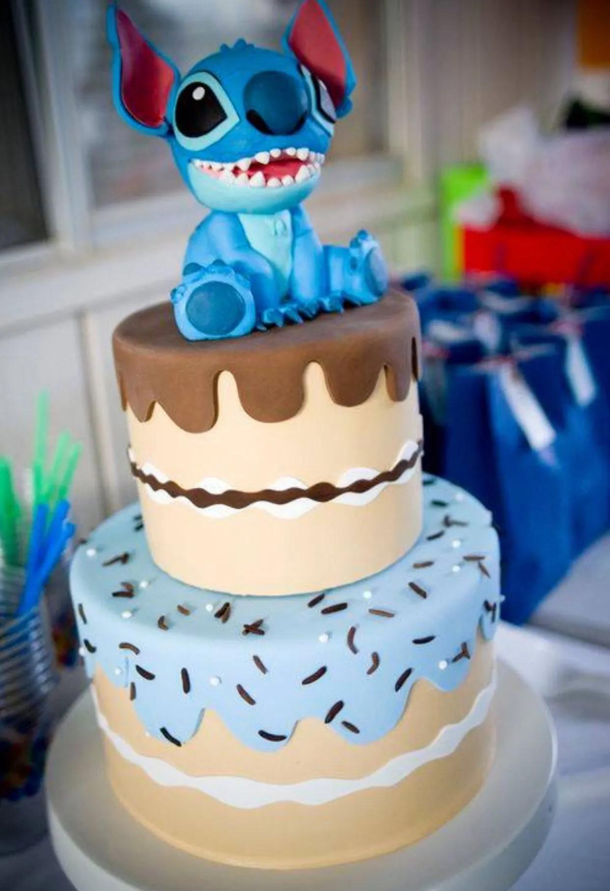 Gâteau Stitch | Stitch cake, Lilo and stitch cake, Cake
