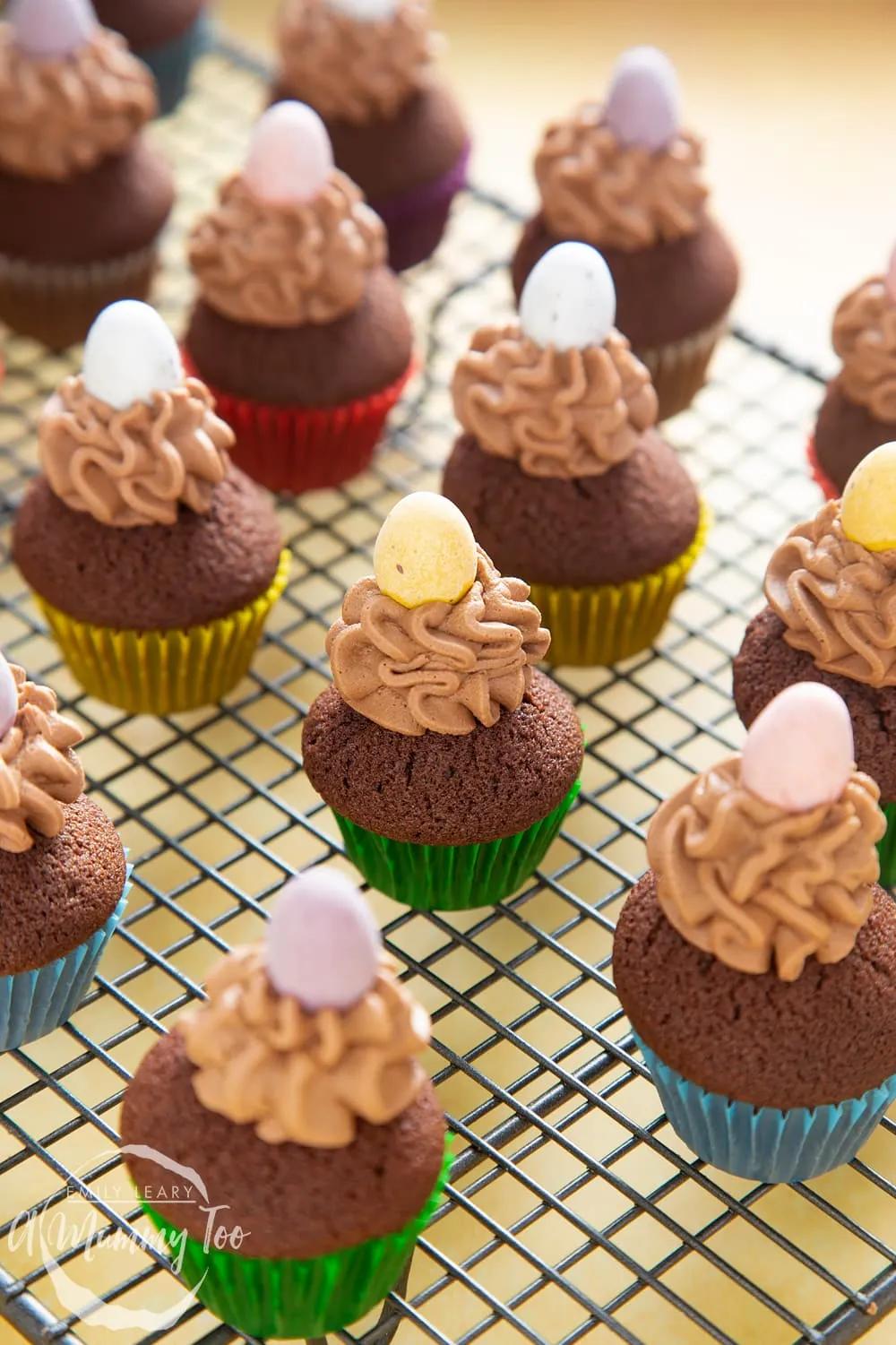 Mini chocolate cupcakes (perfect for Easter) - A Mummy Too