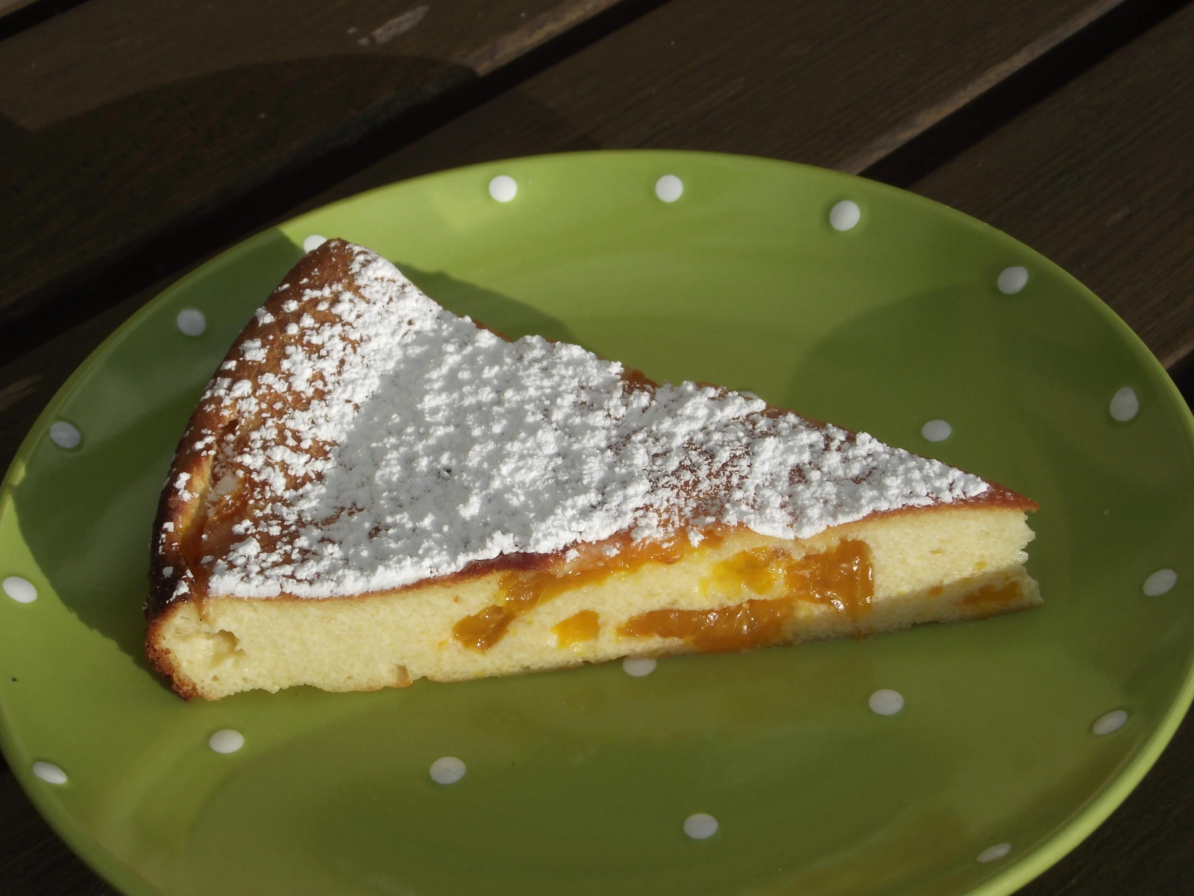 Mandarinen-Käsekuchen ohne Boden – AUFGEGABELT