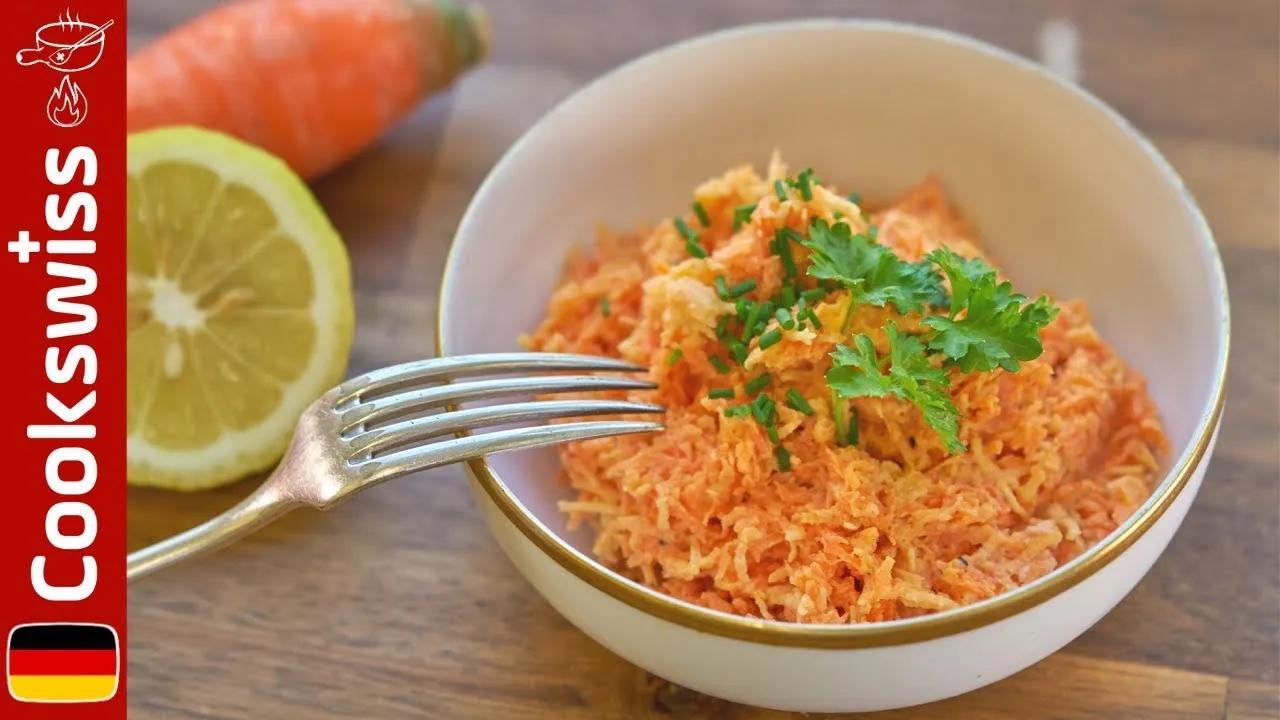 Karotten und Sellerie Salat Rezept - Sommersalat - YouTube