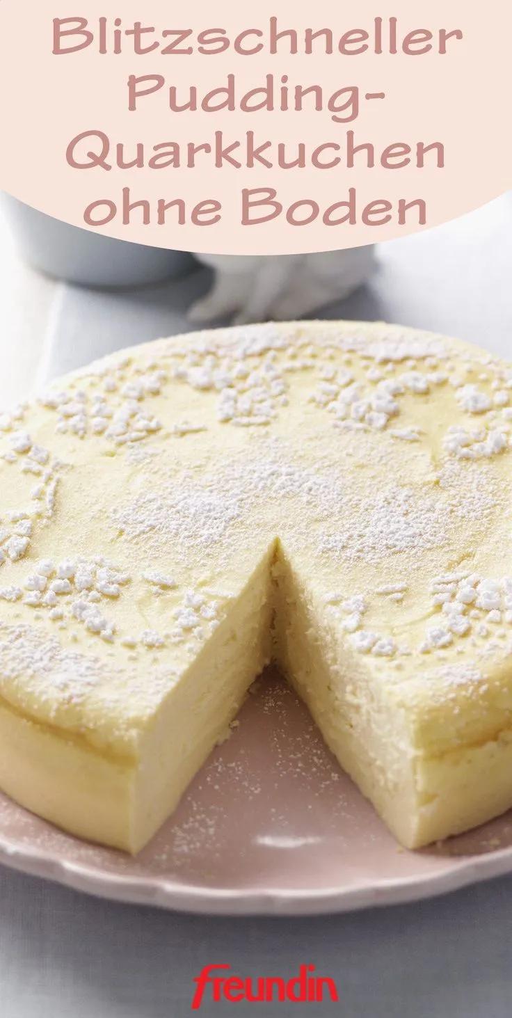 a white cake on a pink plate with the words blttzschmeler puadling ...