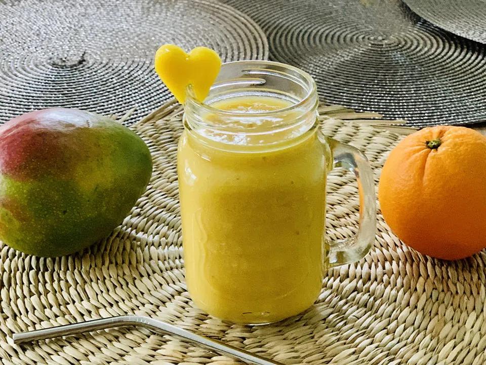 Mango-Orangen-Bananen Smoothie mit Limette von Tolus-Rezepte| Chefkoch