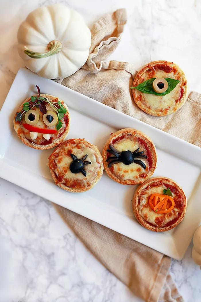 Cute and Easy Halloween Pizza Ideas