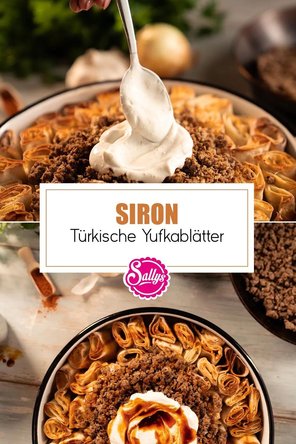 Siron: Türkische Yufkablätter mit Joghurtsoße und Hackfleischfüllung ...