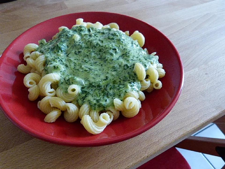 Nudeln mit Spinatsoße (Rezept mit Bild) von ChPhTh | Chefkoch.de