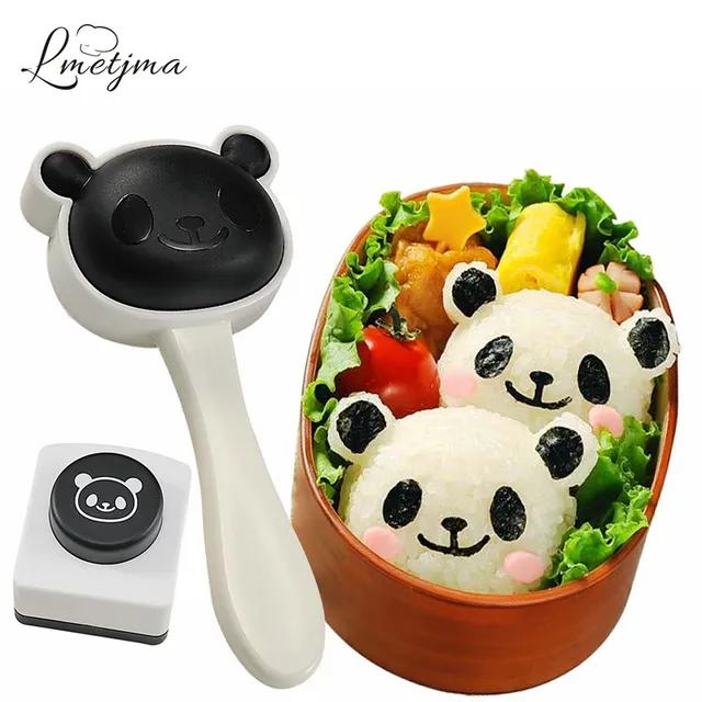 LMETJMA Japanese Bento Panda Zestaw z Wodorostów Nori Sushi Formy Cios ...