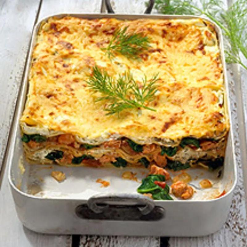 Lasagne épinards et saumon | Recette Minceur | Weight Watchers