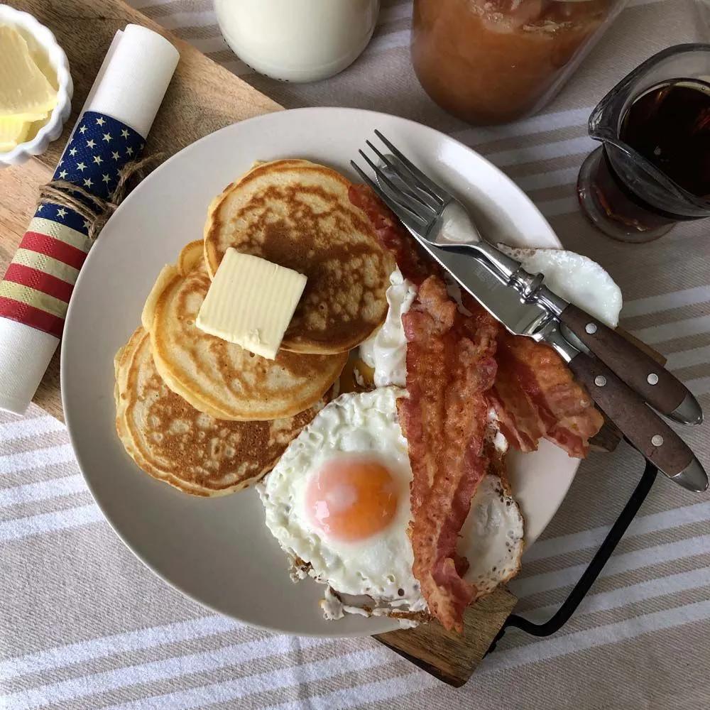 Pancakes (amerikanische Pfannkuchen) | Rezept | Pancakes rezept einfach ...
