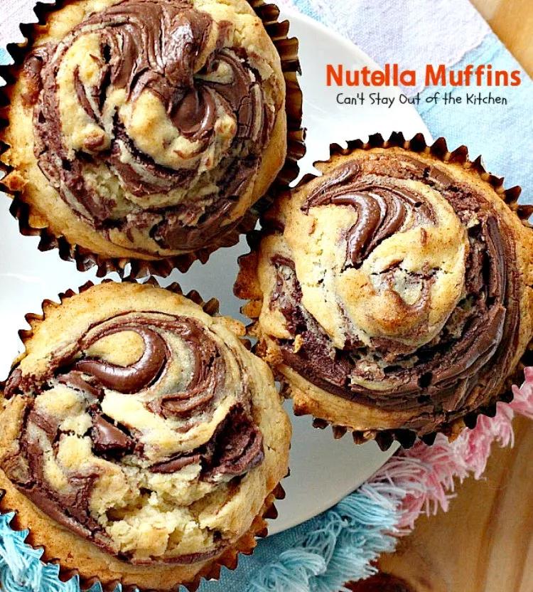 Nutella Muffins – Can&amp;#39;t Stay Out of the Kitchen