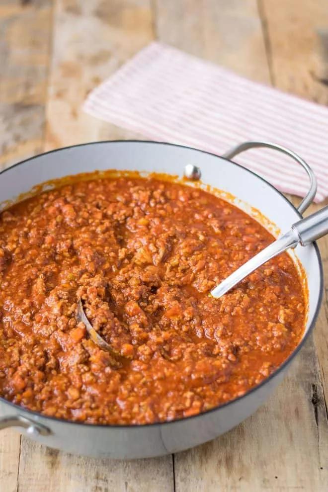 Traditional Bolognese Sauce - Culinary Ginger