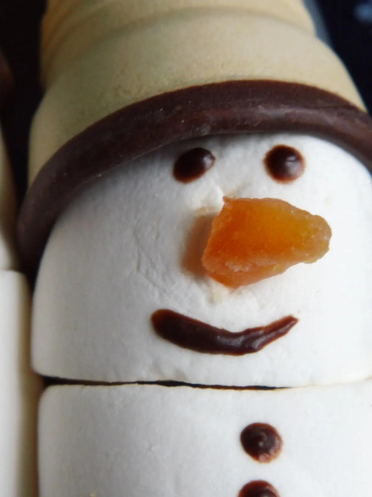 ErnestKa: Zuckersüßer Winter- Marshmallow Schneemänner