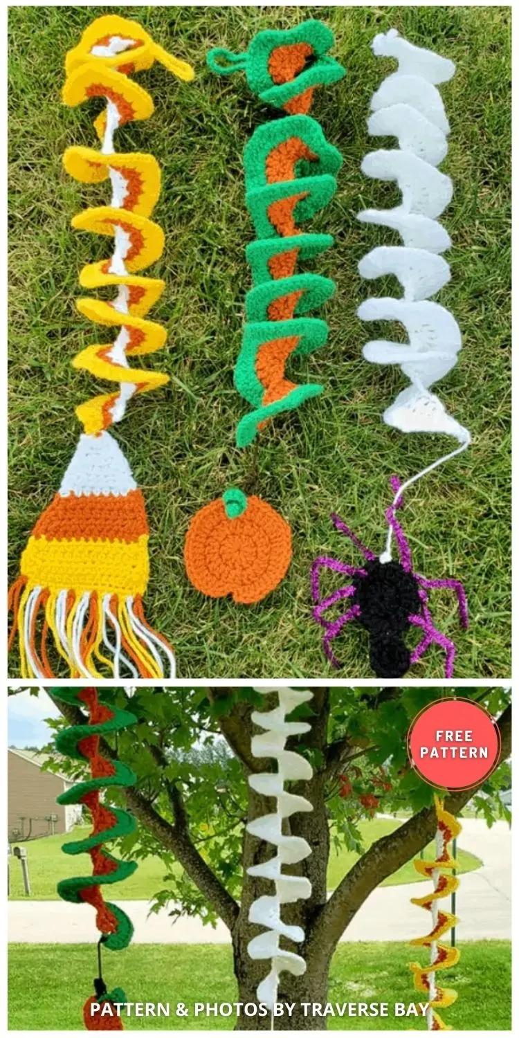 8 Easy &amp; Quick Crochet Wind Spinner Patterns - The Yarn Crew