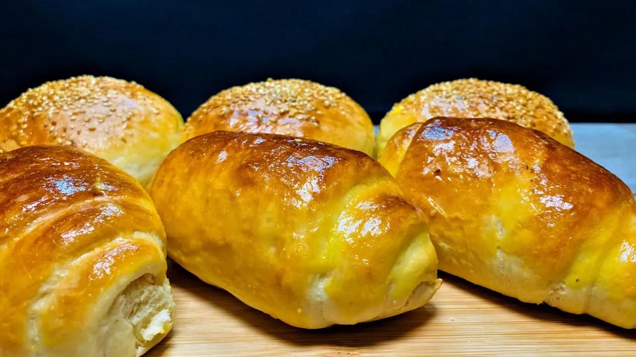 BURGER BRÖTCHEN MILCHBRÖTCHEN selber machen aus einem Teig. Brioche ...