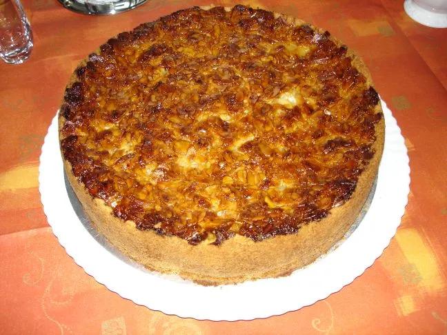 Pfirsich-Rahm Kuchen