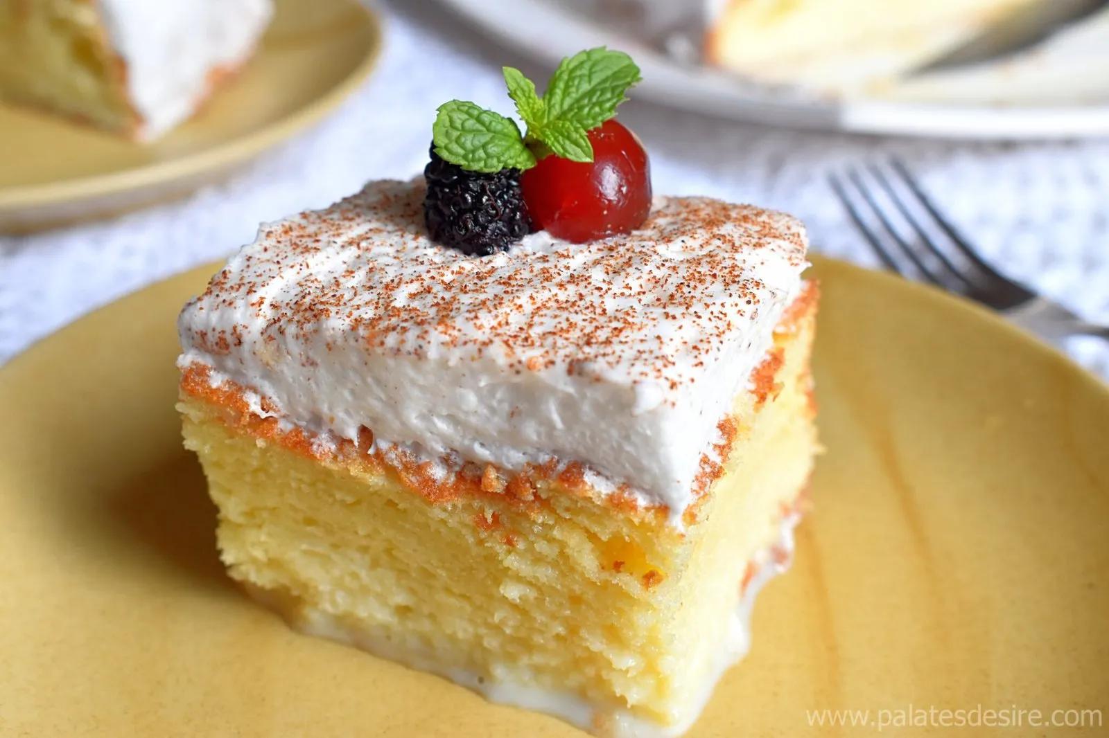 Easy Tres Leches Cake Recipe - Palate&amp;#39;s Desire