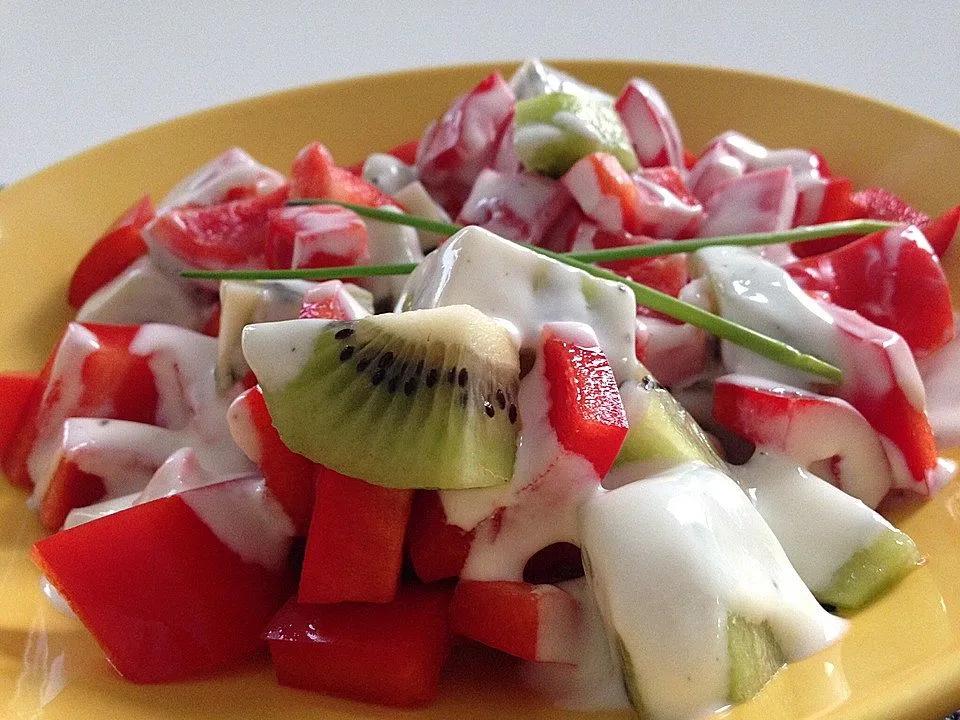 Paprika-Kiwi-Salat von Spirale| Chefkoch