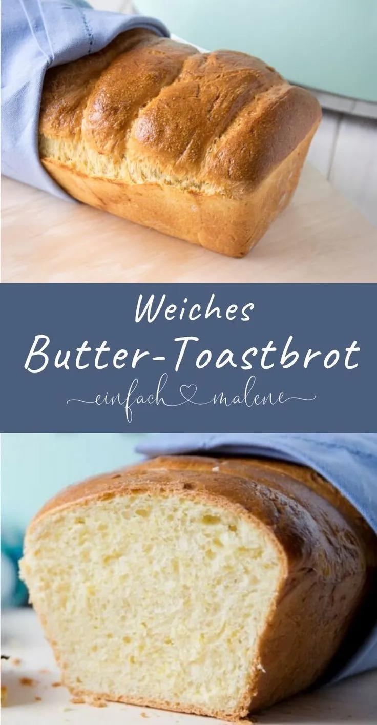 Dieses selbstgemachte Butter Toastbrot ist einfach perfekt zum ...