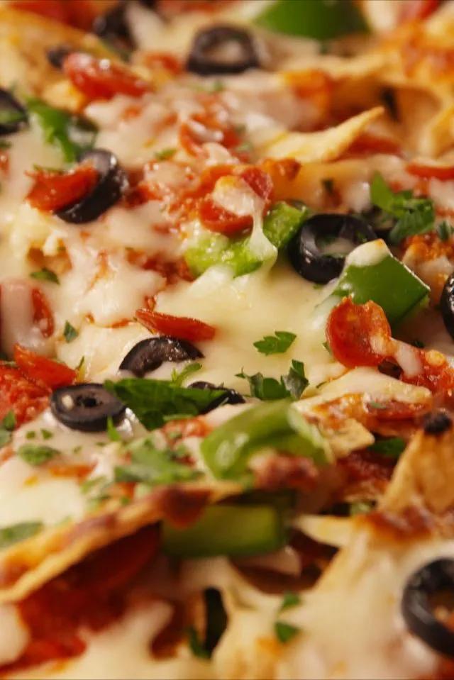 Pizza Nachos Recipe - Health Meal Prep Ideas