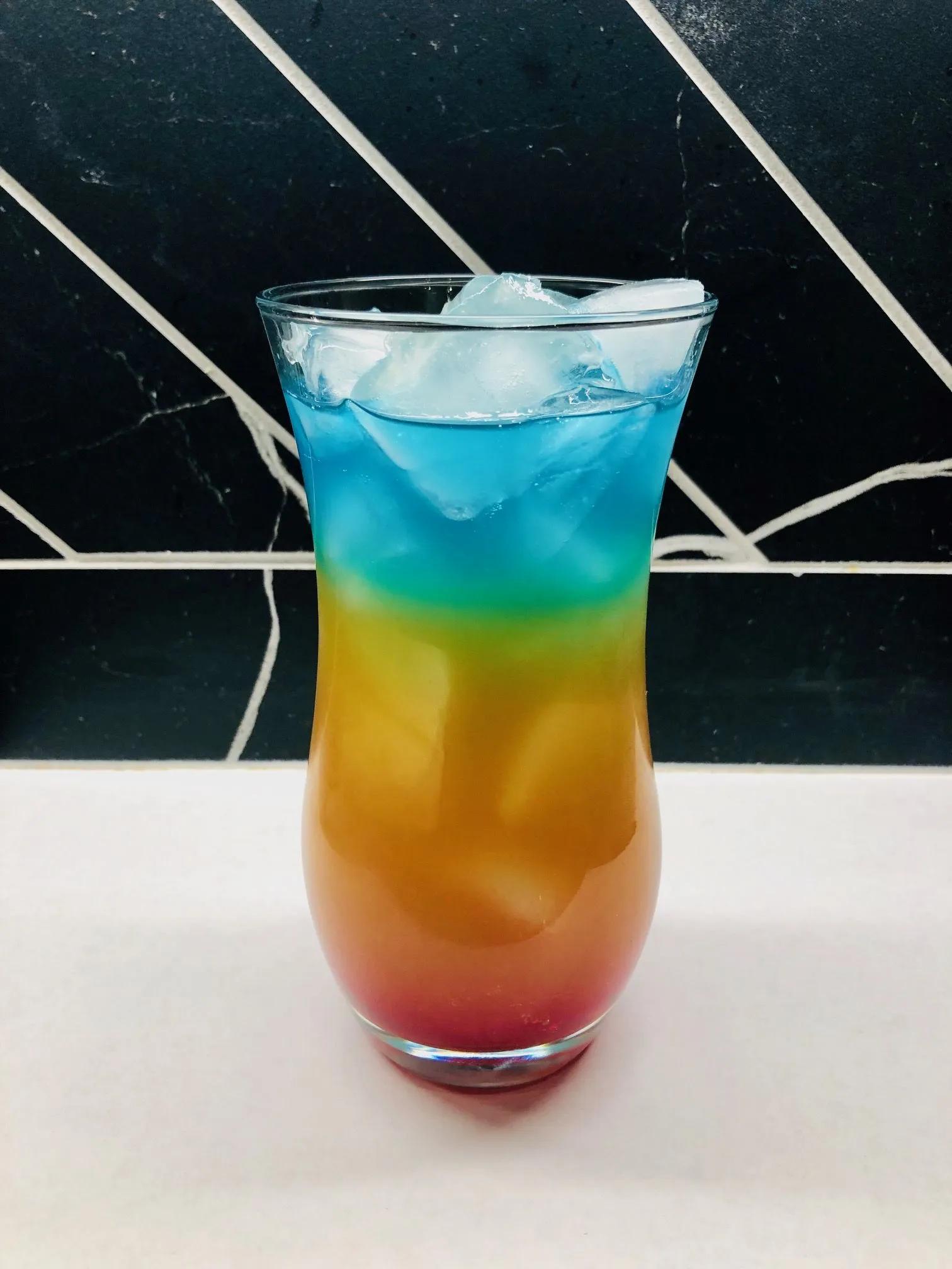 Bird of Paradise | Lemonade cocktail, Paradise cocktail, Layered cocktails