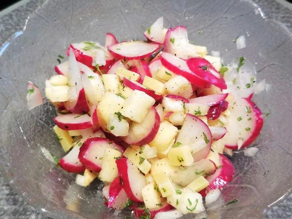 Radieschen - Apfel - Salat von björk | Chefkoch