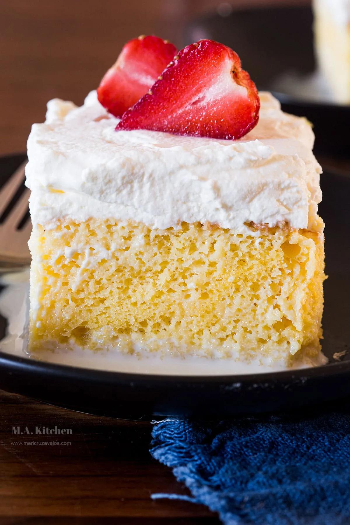 Mexican Tres Leches Cake (pastel de tres leches) | Authentic Recipe ...