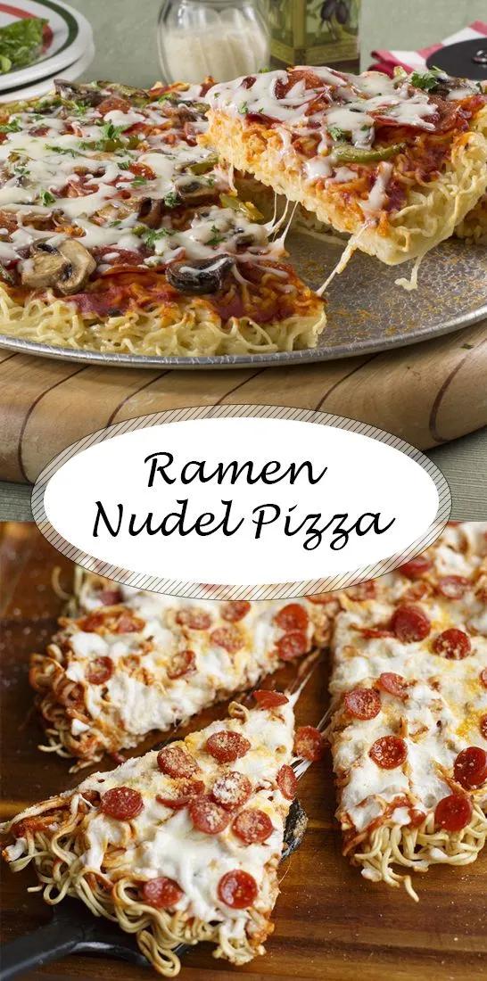 Wie man Ramen Nudel Pizza macht | Pizza recipes easy, Chicken bites ...