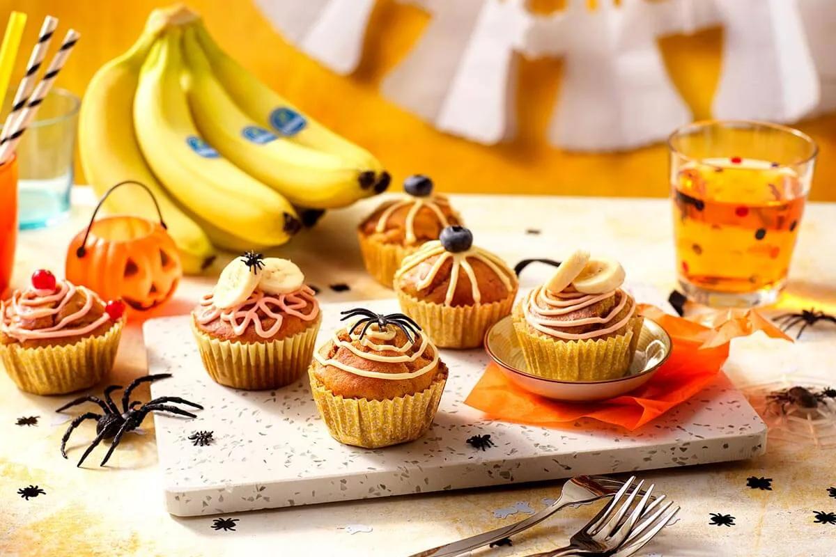 Halloween pumpkin muffins with Chiquita banana | Chiquita Recipes
